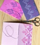 Set of 3 Hand Bound and Hand-printed Journals. Blues and Green. - Image 5