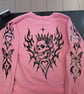 GOTHIC TRIBAL SKULL JUMPER - Image 2