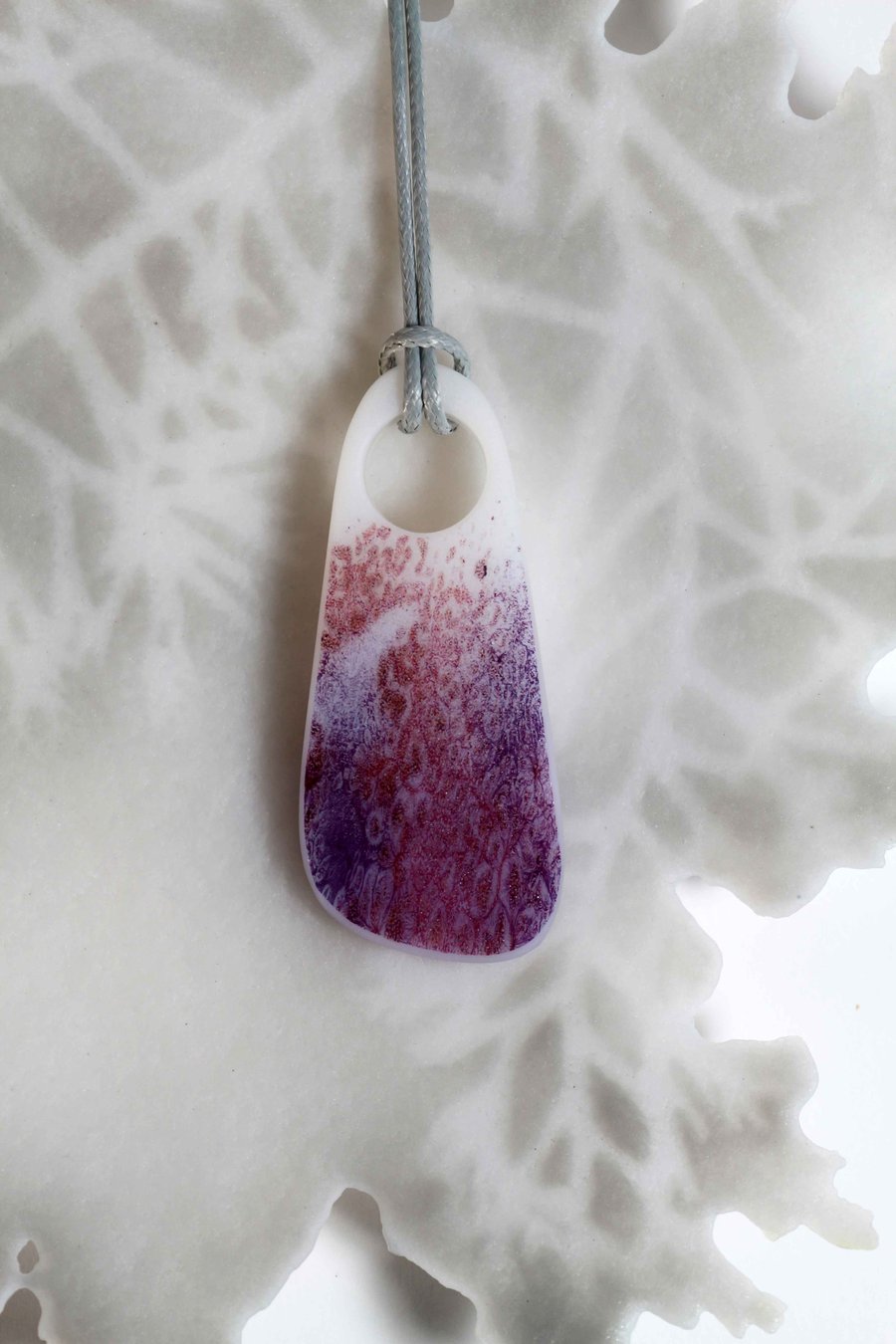 Kilnformed Glass Pendant Necklace