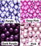 4-12 mm Single Colours Miracle Acrylic beads  DIY Handcraft or Jewellery Making - Image 6