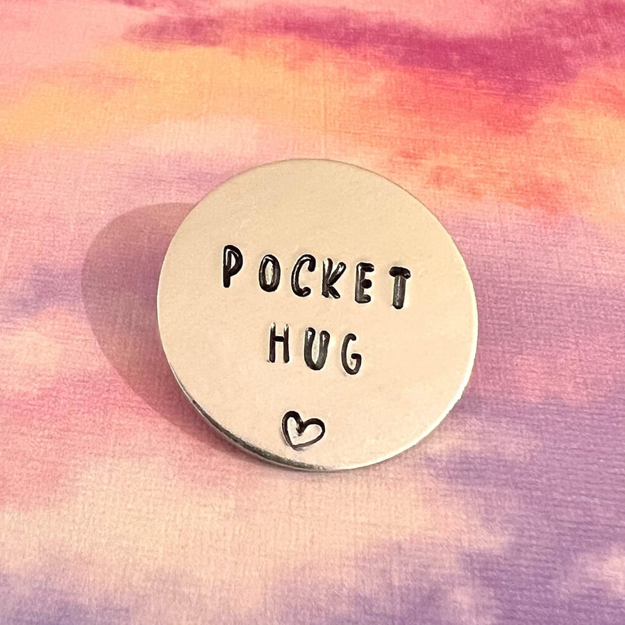 Pocket Hug Token Love Keepsake, Anniversary Gift