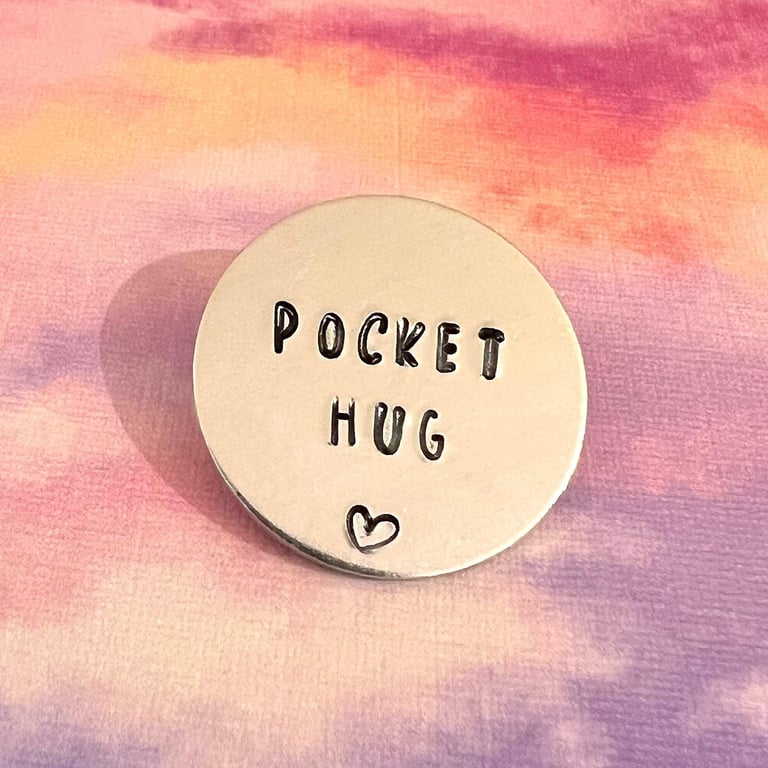 Pocket Hug Token Love Keepsake, Anniversary Gift
