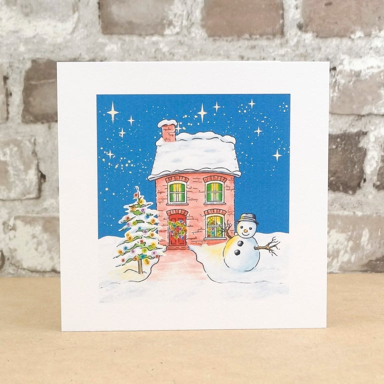 Christmas Card House