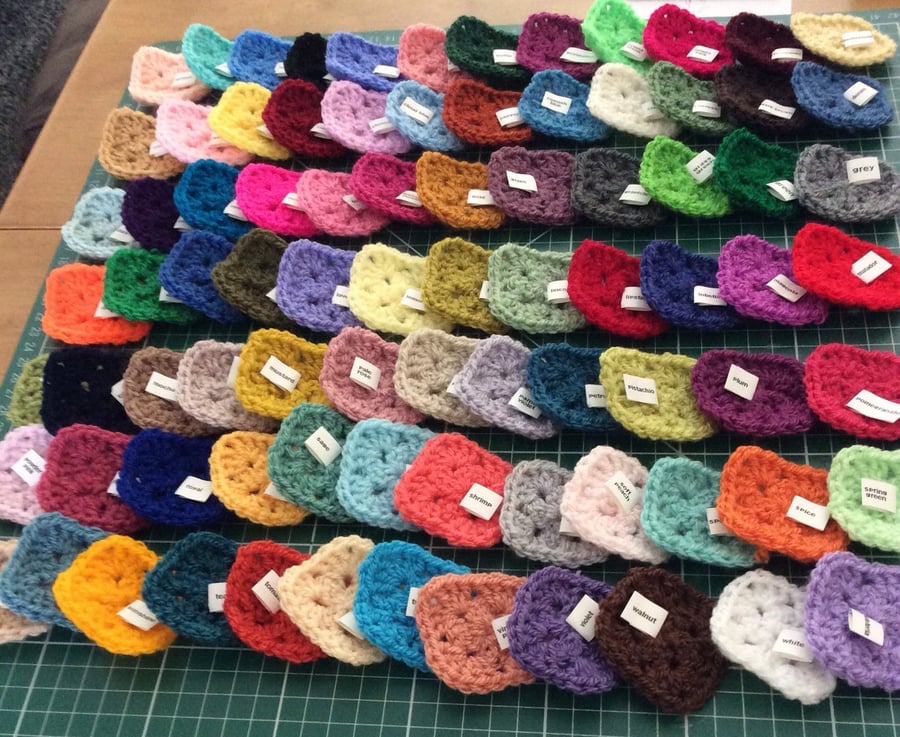 100 Shades of Grannies  Stylecraft DK yarn shades, knit and crochet design help