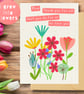 Plantable Mother's Day Card Card, Wildflower Seed Paper, Ecofriendly