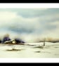 Barn. Original Watercolour Painting. - Image 2