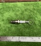 Spark Plug Key Ring, Upcycled Used Spark Plug - Image 2