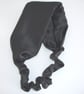 Headband Black Satin Hairband Elasticated - Image 1