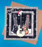 Christmas Card, Large, Decoupage, Musical, Son, Grandson, Husband