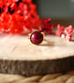 RESERVED LISTING - Deep Pink Sparkly Sylvan Ring - Adjustable - Hypoallergenic