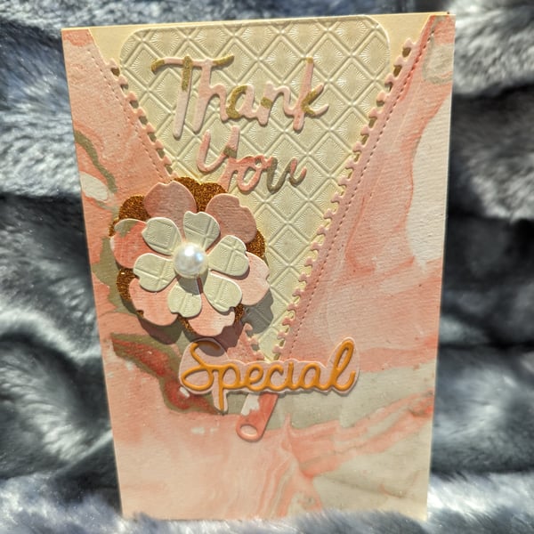 Gorgeous Thank You card with a pull out message 