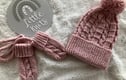 Hand Knitted Baby Hats & Mittens