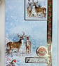 Handmade Snowy Deer & Stag Christmas Card – "For a Deer Friend" - Image 4