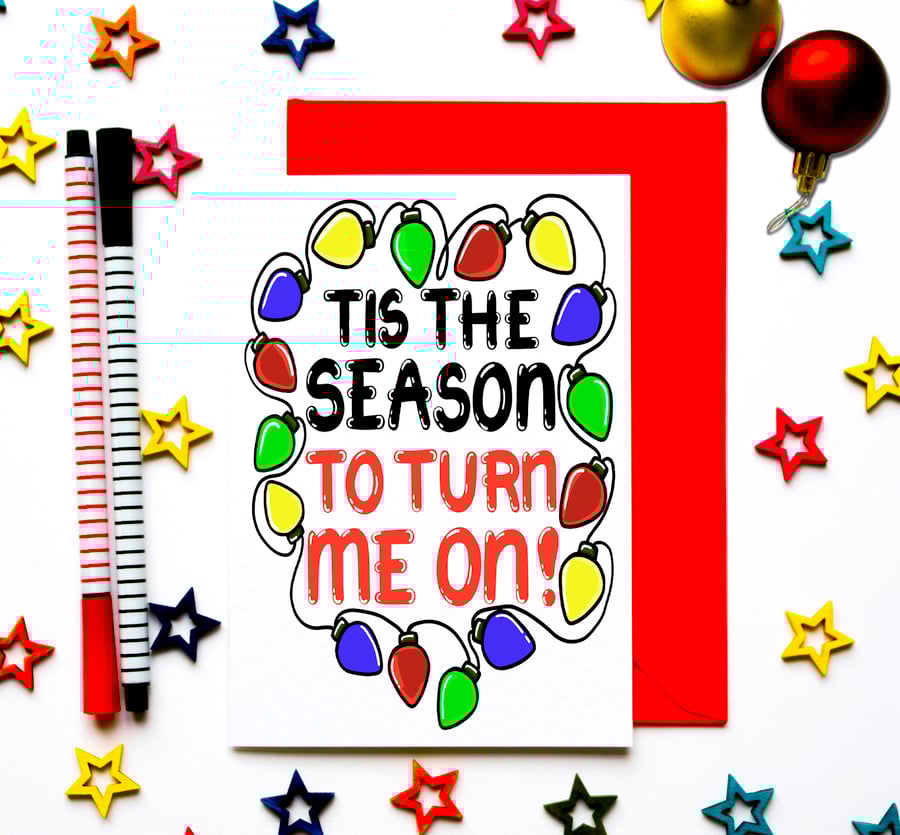 Funny Christmas Card For Husband, Wife, Boyfriend, Girlfriend, Partner, Him, Her