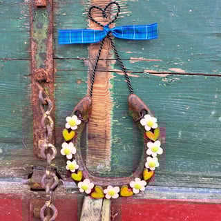 Upcycled Real Horseshoe