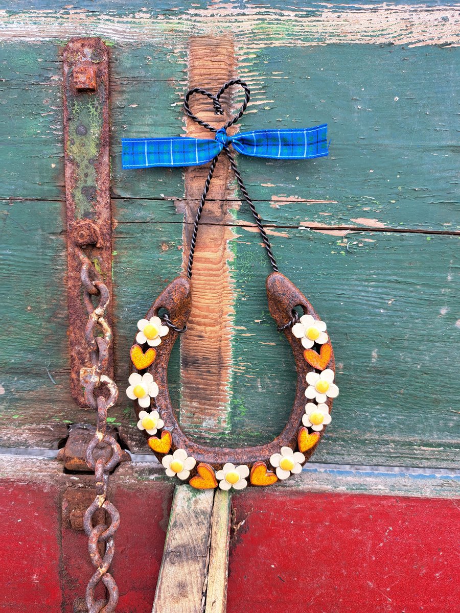 Upcycled Real Horseshoe