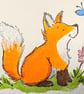 Hand watercoloured gift tags from Penny Black stamps - foxes - Image 5