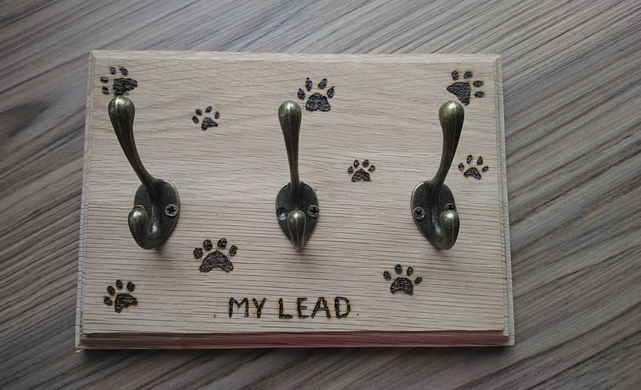 Dog Lead Hooks With Footprint Design 