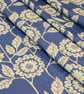 'Cecilia' Floral Fabric in blue