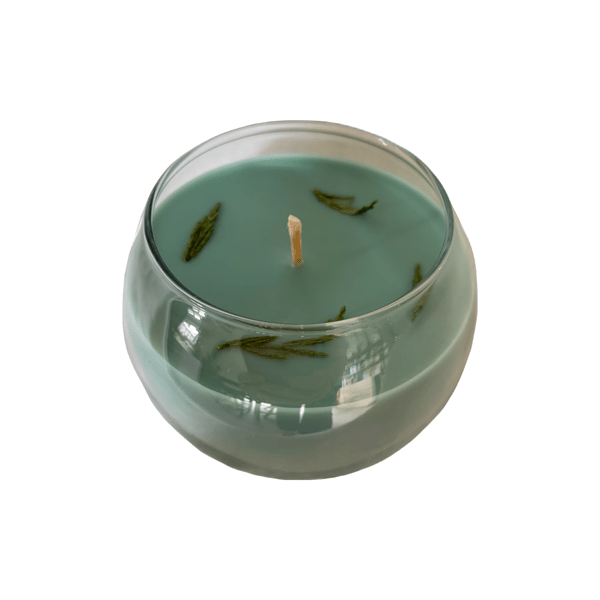 Winter Pine Scented 100% Organic Soy Wax Bowl Candle