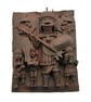 Benin bronze Oba fridgemagnet,African home decoration, Nigerian history, tribal  - Image 8