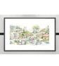 Sheffield Cityscape : Yorkshire, England Landmark Illustration