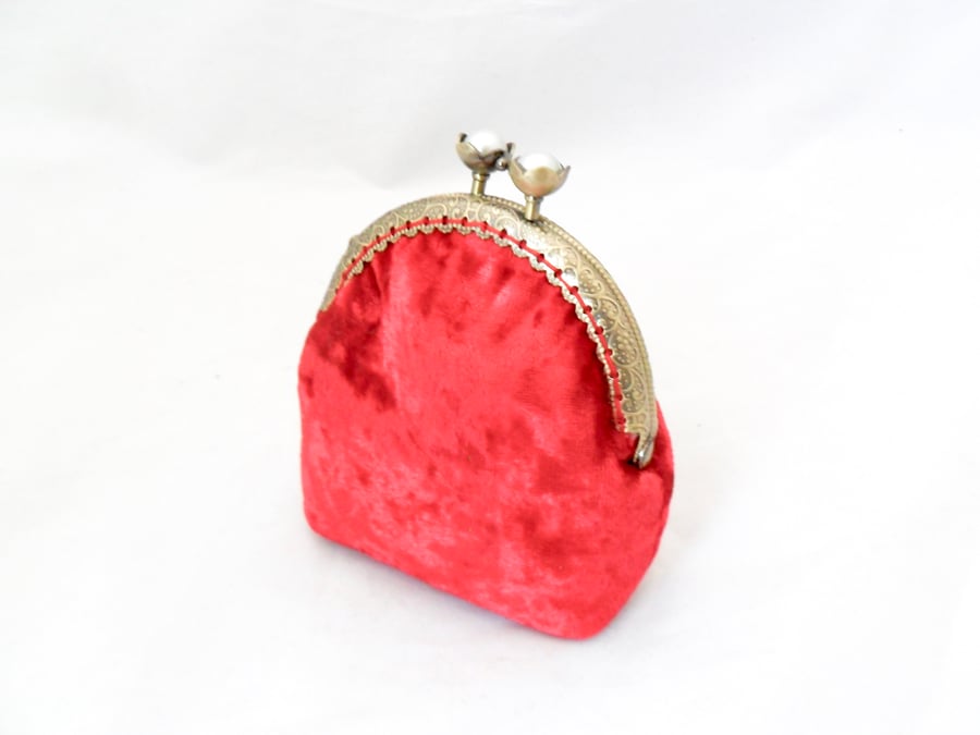 Red coin purse