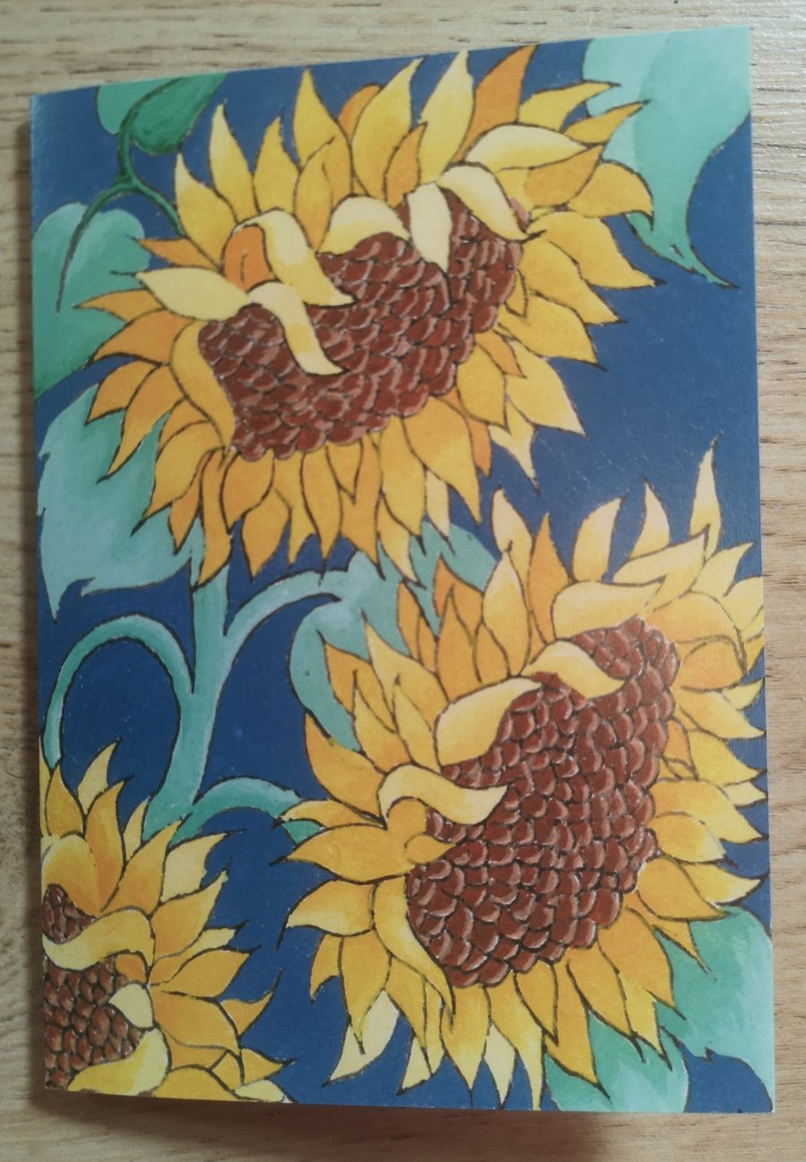 Sunflower Dreaming greetings card