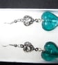 Glass Heart Earrings - Image 3