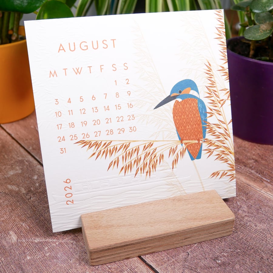 2026 Bird Calendar Desktop