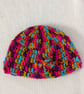 Newborn hat with heart