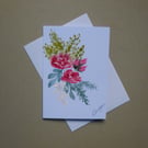 hand painted original art greetings card ( ref FA 3 G3 )