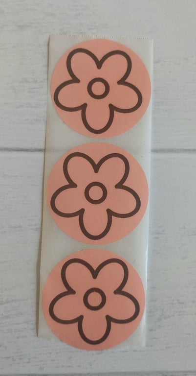 50 'Lazy Daisy' Thermal Printed Stickers (84P)