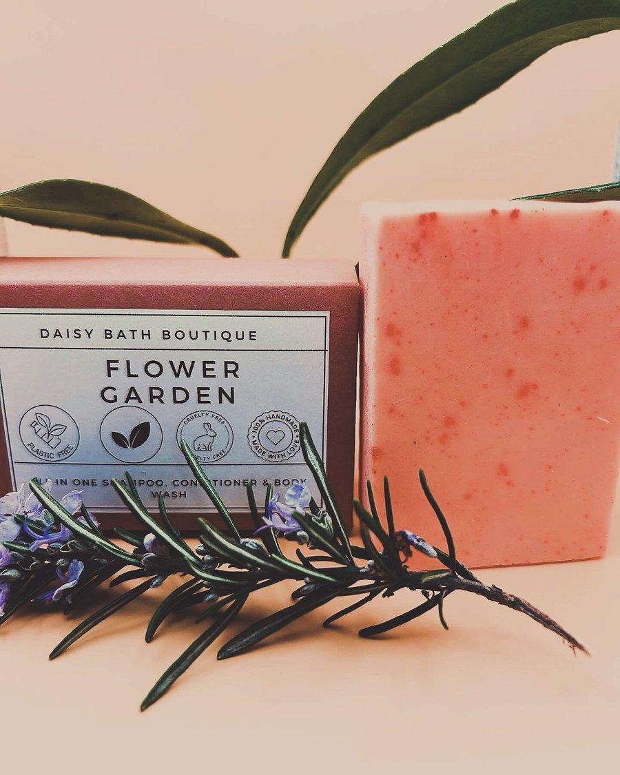 All in One Shampoo, Conditioner & Body Wash Flower Garden