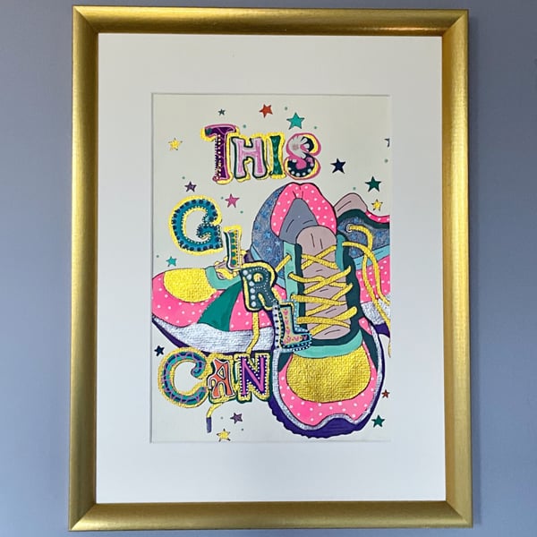 This Girl Can Illustration