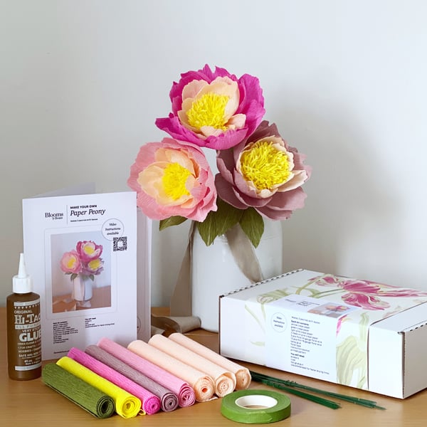 Make Your Own Paper Peonies