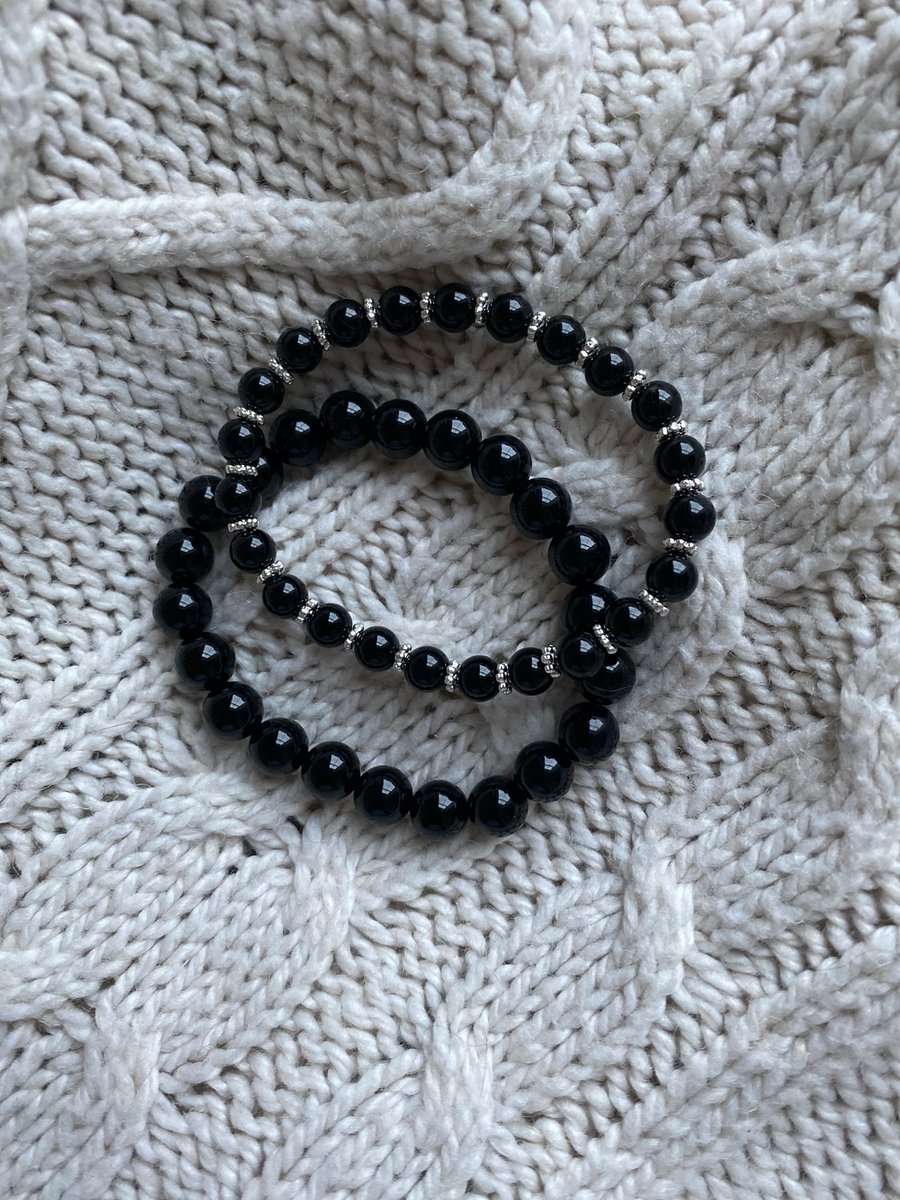 BLACK ONYX - Bracelet Set