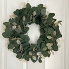 Eucalyptus Year-Round Front Door Wreath with Honesty