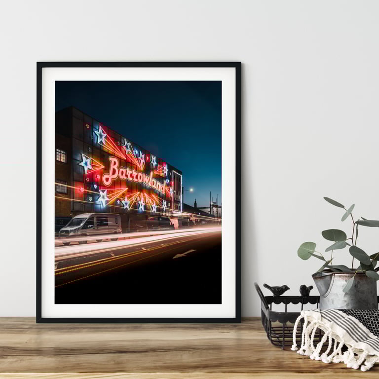 Barrowland Light trails, Glasgow print