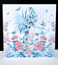 Exotic Chintz Parrot Card - Image 1