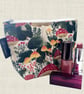 Cosmetic bags toadstools and mushrooms