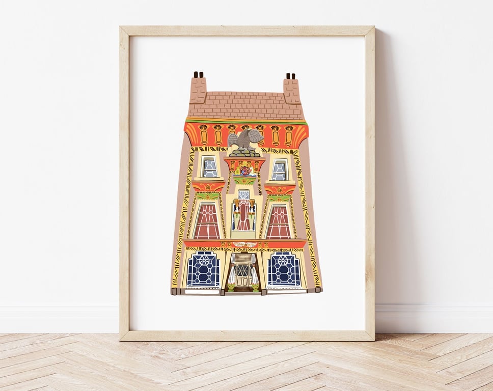 Egyptian House, Penzance, Cornwall Art Print