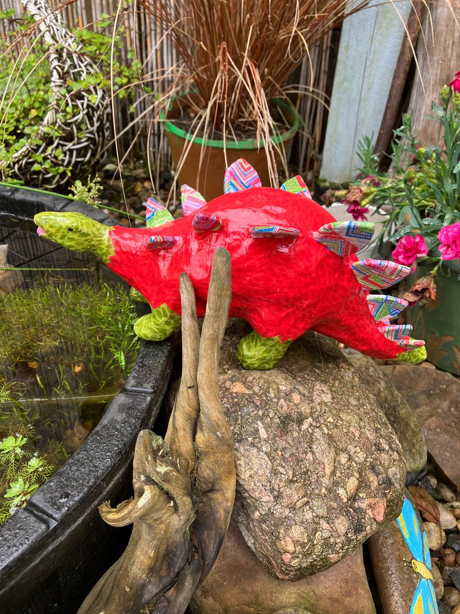 Fun decopatched stegosaurus 