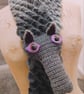 Mostly Monochrome Dragon Scarf  - Image 3