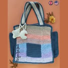 Crochet pattern - Selene Tote Bag, Eco-Friendly PDF Pattern, US & UK Terms