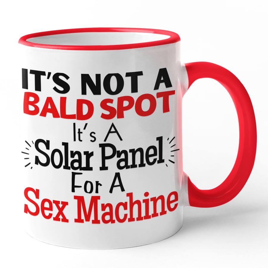 Funny Balding Hair Loss Joke Mu Its Not A Bald Spot Its A Solar Panel