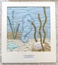 Unframed textile artwork - seahorse - Image 1