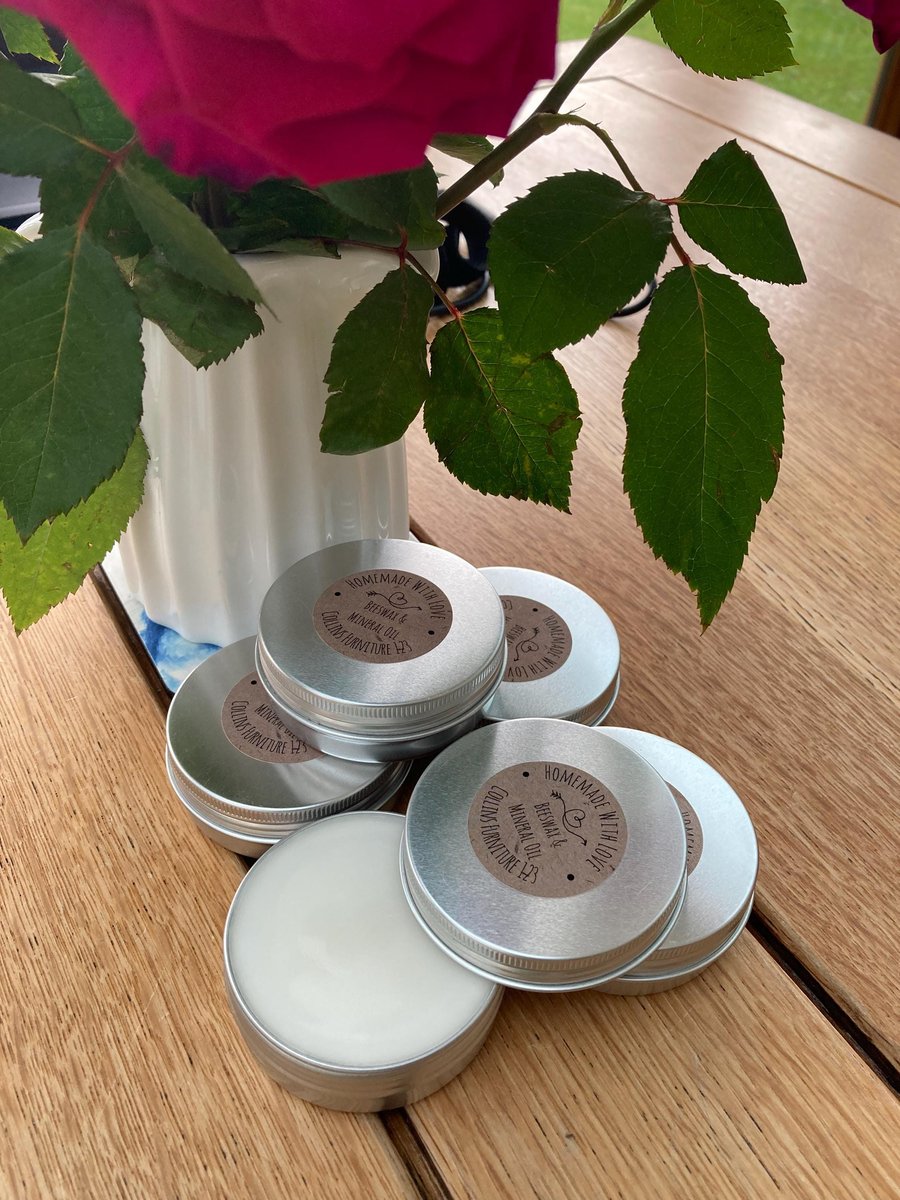 Handmade Natural Wood Butter, Beeswax and Mineral Oil Finish for Wood