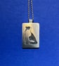 Black and white cat necklace - Image 2