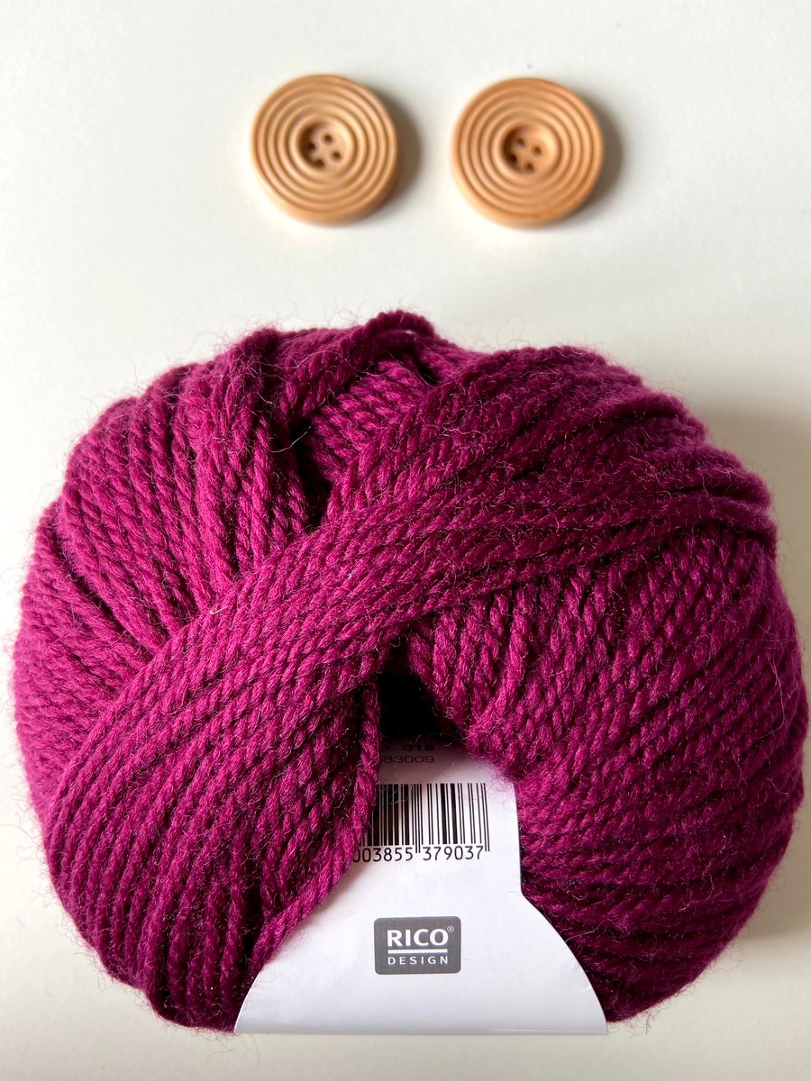 SOLD Triple braid headband kit - Knitting, crafts, handmade - Berry Purple